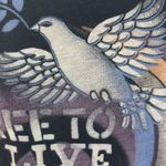 Lucky Brand Vintage 90s  Dove Peace Love Graphic Tee T Shirt Size XL USA Photo 4