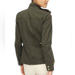 J.Crew  Relaxed Boyfriend Field Jacket Olive Green w/ Gold Hardware W1076 Sz S Photo 2