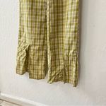 Daisy Street  Green Yellow Juniper Plaid Split Hem Trousers US Small Photo 4