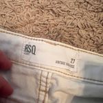 RSQ White Jean Shorts Photo 4