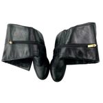 Louise et Cie  Navaria Women's Black Calf Leather Block Heel Knee High Boots Sz 7 Photo 1