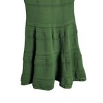 Torn By Ronny Kobo  Green Knit Sleeveless Scoop Neck A-Line Dress Size Large Photo 6