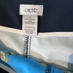 Cache  Rope Chain Print Skort Skirt Shorts Nautical Vintage Y2K Front Slit Sz4 Photo 6