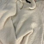 Forever 21 Fuzzy Crop Quarter-Zip Sweatshirt Photo 1