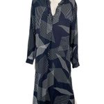 DANY Long Sleeve‎ Midi Dress Casual Everyday Comfortable Chic Black Size XL Photo 0