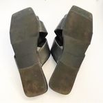 Open Edit  Sandals Womens Size 8.5 Black Edotto Slip On Flat Shoes Casual Photo 5