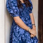 Free People NWT  Blue Dear Delilah Mini Dress XS Photo 0