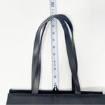 Nordstrom “Live For Beauty”Purse Bag Black Pink Satin Lining Vintage Photo 12