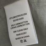 ASTR The Label llana Midi Dress Puff Sleeve Tiered Skirt Tie Back Light Green M Photo 12