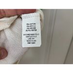 Amanda Uprichard Embroidered Fringe Shirt Top Size S Hippie Ivory Boho Festival Photo 4