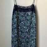 Aerie Floral Lace Trim Y2K Spaghetti Strap Slip Dress Women's Small Photo 1