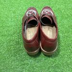 Vintage Women’s Leather Loafers SZ 9.5 Burgundy Shoes Casual Preppy EUC Red Photo 4