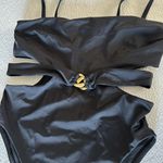 Vitamin A  Luxe Link Belted One Piece - Black ReLux,Size Medium, $200 Photo 6