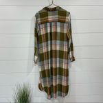 Anthropologie  Pilcro Side-Slit Maxi Tunic Button Down Large C20 Photo 11