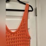 NWT Uncharted Threads Size XL Coral Stretchy Knit Crochet Terry Cover Up Dress Pink Photo 3