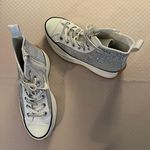 Steve Madden Shaft Rhinestone white hightop platform sneakers in Size 7.5 Photo 0