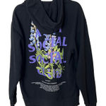Anti‎ Social Social Club Black Lupine Hoodie Size L EUC Size L Photo 0