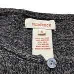 Sundance  Homestead Henley Cotton Silk Blend Gray Marled Knit Small Photo 3