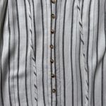 Blu Pepper Perch By Women's Split Neck Balloon Sleeve Boho Blouse Size XXL Photo 3