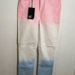 Paige  Hoxton High Waist Skinny Jean Sunset Ombre Photo 3