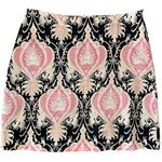 Fornash Vintage Women’s Size 8 Black Cream Pink Baroque Print A Photo 0