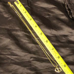 Christian Dior  Gold Plated CD Monogram Pendant Necklace w/ DIOR BOX, DUST BAG Photo 6