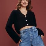 Reformation 1HR SALE ⚡ Val Regenerative Wool Cardigan (Navy) Photo 1