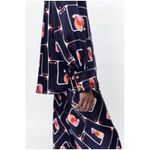 ZARA  High Neck Satin Effect Printed Blouse Photo 4