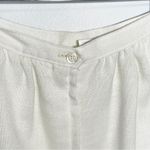 Vintage Women's High Waisted Ivory White Knee Length Skirt Size 6 Photo 2