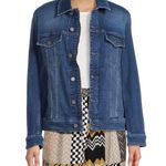 Zadig & Voltaire Kase Denim Heart Jacket in Dark Blue Small Photo 0