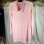Vineyard Vines Women's Pink Cotton Hoodie Tunic Whale Logo Casual Comfy Photo 11