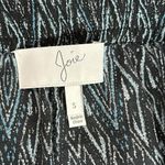 Joie ‎ Pallazo Silk Mid Rise Wide Leg Blue And Black Print Pants Size Small Photo 4