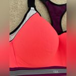 Victoria's Secret VSX Neon Pink and Deep Purple Sports Bra Photo 1