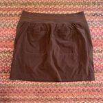 Athleta  CHOCOLATE BROWN MINI SKIRT SKORT GOLF TENNIS PICKLEBALL Photo 2