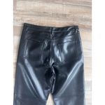 Aritzia Wilfred Black Faux Leather Jeans Size 12 Photo 4