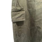 Reveriee Loose Green 100% Cargo Pants Medium Brown Photo 4
