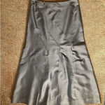 Vintage Sonia Rykiel Paris Gray Lilac Satin Maxi Skirt Size 12 France Purple Photo 0