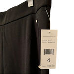 Rafaella NWT Raffaella black light flair pull on dress pants with gold accents size 4 Photo 1