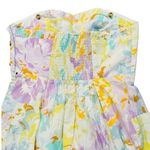 Anthropologie  Maeve Sweetheart Corset A-Line Floral Dress Sleeveless Size LP NEW Photo 10