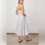 Rails NWT  Size Medium Julia West Seaport Stripe Organic Cotton Midi Dress Photo 4