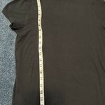 Black Mock Neck T Photo 1