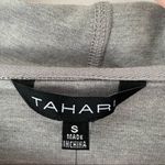 Tahari  NWTs Light Gray Stretchy Soft Hoodie Sweatshirt small Photo 1