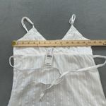 John Galt NWT Tank Top One Size Womens White Eyelet with Tie Waist Pacsun Stappy Photo 3