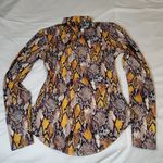 French Connection NWOT Golden Snake Print Top Size:XS Photo 5