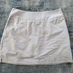 Adidas  Off White Blue Yellow Stripe Clima Cool Athletic Tennis Skort Size 2 Photo 0