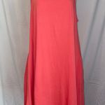 Soft Surroundings  Lagenlook Coastal Coral Sleeveless Tank Dress Photo 0
