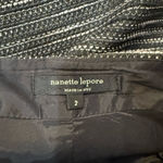 Nanette Lepore Nanette Lenore Craftwork Tweed Skirt Career Pencil Charcoal Lined NWT Size 2 Photo 9