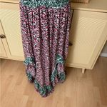 Free People One I Love Mixed Floral Maxi Dress Size XL Low Back Lace Up Boho Photo 6