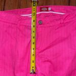 Dickies Vintage Y2K hot pink pinstripe slacks trousers straight leg pants juniors sz 11 Photo 6
