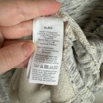 J.Crew Womens Vintage Fleece Cotton Terry Turtleneck Sweater Speckle Grey Sz XL Photo 5